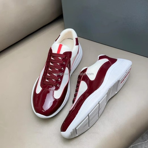 Designer Mens <b>Sneakers</b> Anti-Slip Anti-Slippery Breathable Lightweight Walking Lace-Up Shoes Genuine <b>Leather</b> Mesh Upper Sports - Product Image 2