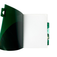 Cuaderno encuadernado en espiral de tapa dura A4 A5 con logotipo personalizado hecho a máquina, diario de PP, libro de escritura, Índice de colores, divisor de pestañas, precio competitivo