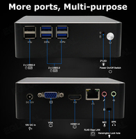 Mini PC de poche pas cher avec processeur I3-7167U, affichage HD + VGA, 8 Go de DDR3, Windows 10, fonctionne comme bureau, boîte TV, HTPC, ordinateur de poche
