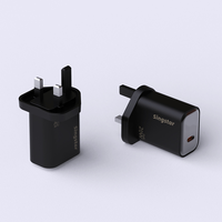Chargeur intelligent PD 20W de haute qualité, USB Type C, prise US EU, adaptateur d'alimentation portable, chargeur super rapide pour smartphones