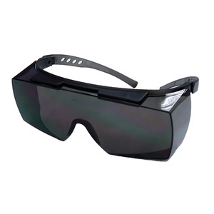 Lunettes de sécurité anti-buée à porter par-dessus les lunettes de vue, verres transparents en polycarbonate, monture en nylon, pour travailleurs, vente en gros, OEM - Product Image 3