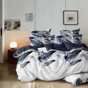 8-Piece sợi nhỏ vải kích thước đầy đủ bộ sưu tập cao cấp lông in Duvet cover gối bedspread Curtain Set - Product Image 3
