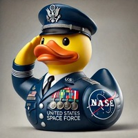 Nouvel Arrivage International : Figurine Décorative Canard Capitaine de Croisière - Cadeau Artistique Canard Capitaine Nautique