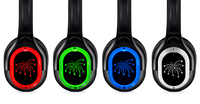 Casque silencieux 4 canaux fort RF998B Système disco silencieux personnalisé Expérience sonore entourée de basses riches pour la fête
