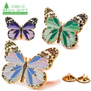 High Quality Customized Monarch <strong>Butterfly</strong> Hard Enamel <strong>Pin</strong> Hard Supplier Collar Hat Logo Metal Custom Badge <strong>Lapel</strong> <strong>Pin</strong> - Product Image 2