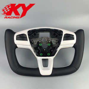 พวงมาลัยหนังแท้สไตล์ F1 สำหรับ Ford Focus Mk4 รุ่นแต่งพิเศษ สำหรับ Ford Mustang GT ST Escape ปี 2019-2023 - Product Image 1