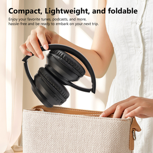 Tai nghe không dây <span class=keywords><strong>Bluetooth</strong></span> ANC, nhẹ, gấp gọn, TWS, âm thanh HiFi và micro, chip JL, đèn LED, dành cho chơi game và du lịch - Product Image 5