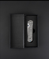 Nieuw Ontwerp Titanium Handvat Zak Vouwmes D2 Damascus Outdoor Camping Industriële Utility Fruit Messen Diy Oem Cadeau Mes