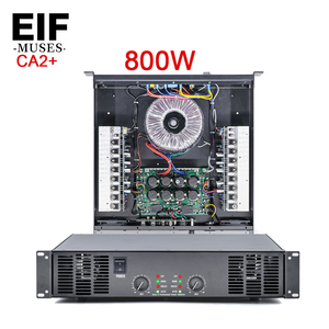 CA2+ 800W Stereo Power Amplifier Metal Rack Mount Class AB Professional Amplifier for Surround <b>Sound</b> Systems - Product Image 1