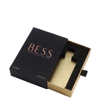 Elegante Confezione Regalo per Profumo Stile Libro, Rigida e Aseptica, con Inserti in Spugna EVA per Uso Cosmetico
