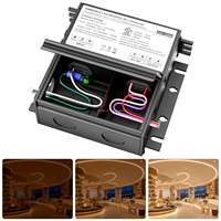 Alimentation LED tout-en-un 5-en-1 à intensité variable 24V 60W 96W 150W, adaptateur variateur de tension constante pour bandes LED