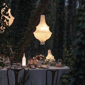 Vintage Style Silk Pendant <b>Light</b> Oval E27 <b>Led</b> Single Head Chandelier For Hotels Guesthouses Coffee Shops Dining Halls - Product Image 3