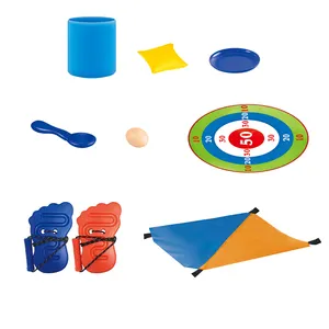 Huiye Toys – combinaison de Sport d'intérieur et d'extérieur 6 en 1, ensemble de jouets, activités de plein air pour enfants, Sport Parent-enfant, jeux de plage
