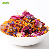 Premium-Qualität essbare Blume Blütenblätter Null Zusatz Blaue Maisblume Calendula rosa Rose Blütenblätter für Kuchen Backdekoration
