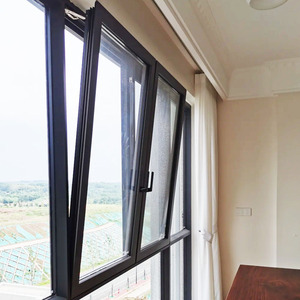 Fenêtre à battant triple vitrage en aluminium, résistante aux intempéries, pour maison passive, villa résidentielle haut de gamme, maison moderne - Product Image 3