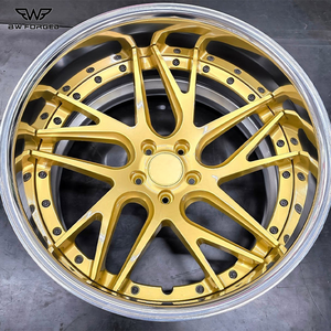 Jantes forgées OEM à profil profond concave polies en alliage d'aluminium, 2/3 pièces, 5x120 5x112, 20 21 22 24 26 28 pouces - Product Image 1