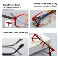 Nouveaux étudiants de la mode pour enfants lumière plate lunettes confortables TR90 cadre myopie femme Anti lumière bleue bloquant les lunettes