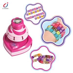 Máquina de cuentas Chengji, juguete educativo colorido en forma de corazón, cuentas de dibujos animados para juguete Diy, accesorio de joyería artesanal - Product Image 3