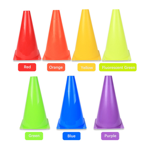 Conos deportivos de entrenamiento de plástico PE de 9 pulgadas al por mayor para conos marcadores de campo de agilidad de fútbol baloncesto fútbol - Product Image 5