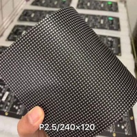 Écran LED flexible numérique d'intérieur P2.5mm, panneaux incurvés pleine couleur, pliables, pour affichage vidéo extérieur, magasins de détail et centres commerciaux