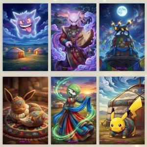 Pannello Acrilico DM Pokemoned Shikishi Board, Pannello Artistico da Collezione Anime, Espositore in Acrilico Trasparente, Regalo Decorativo per i Fan - Product Image 2