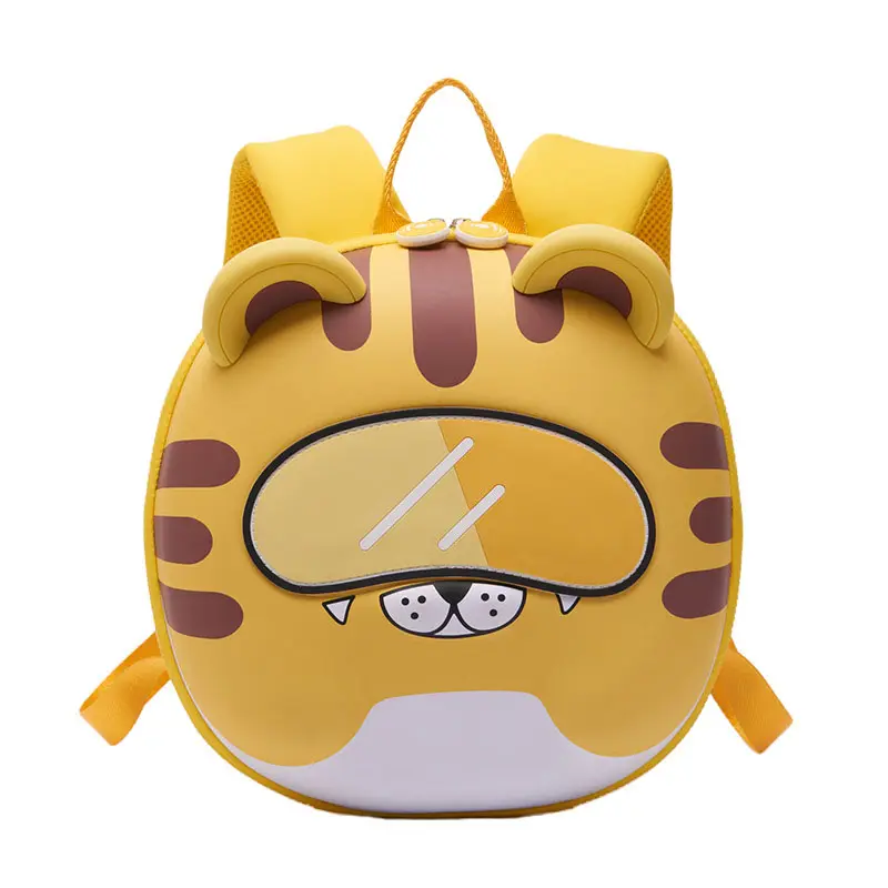 Mochila escolar OEM para niños y niñas de 2 a 6 años, novedad, animales bonitos, tigre pequeño, ESTÉREO