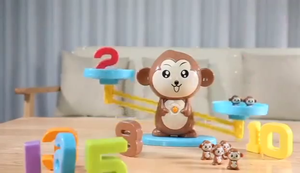 L'addition <span class=keywords><strong>arithmétique</strong></span> soustraction chiffres singe numérique balance jouet <span class=keywords><strong>d</strong></span>'éveil singe équilibre jeu de maths pour enfants - Product Image 6