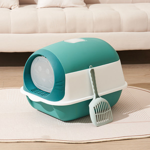 Lettiera per Gatti Chiusa e Coperta, Accessori per Animali Domestici, Grande Lettiera in Plastica per Gatti - Product Image 2