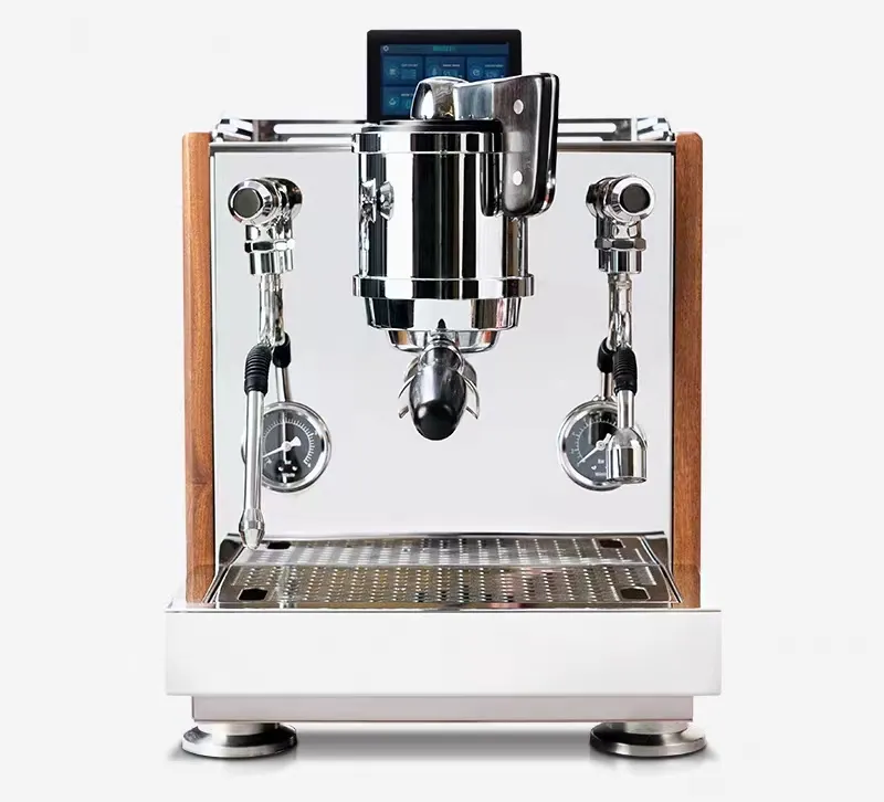 เครื่องชงกาแฟเครื่องชงกาแฟแบบหัวเดียวเครื่องชงกาแฟ EM60เชิงพาณิชย์แบบมืออาชีพ