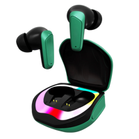 Écouteurs de jeu Brightblue ANC/ENC avec chipset JL7103D4, éclairage RGB, étanchéité IPX5, Bluetooth 6.0, faible latence, son 3D, affichage numérique