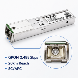 โมดูลรับส่งสัญญาณไฟเบอร์ออปติก Hua Wei SmartAX MA5671A 20KM อุปกรณ์ GPON พอร์ต RJ45 SFP ONU โมดูลออปติคอล พร้อม HSI VoIP - Product Image 6