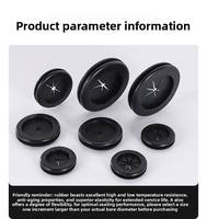 Grommets de protection de câbles en silicone double face pour panneaux de commande, vente en gros d'usine, protecteur de bobine en caoutchouc