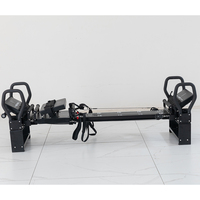Reformer de Yoga y Pilates con Plataforma Deslizante y Resistencia, Equipo Profesional para Estudio de Fitness, Entrenador de Cuerpo Completo
