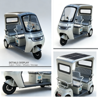 Tricycle électrique à trois roues pour adultes, à carrosserie ouverte, vente directe d'usine