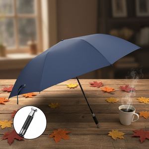 Parapluie de golf double auvent de luxe à protection UV, personnalisable avec logo sur mesure – Offre spéciale - Product Image 3