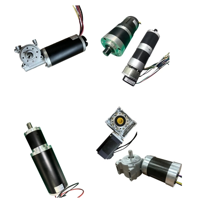 Good Quality Low Noise / Size 28mm-110mm Power 10w-1000w / Customizable Worm or Planetary Dc Gear Motor 24v 12v 36v 48v 60v 220v