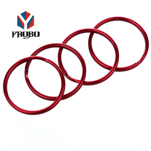 Màu Chia Nhẫn Kim Loại Chia <span class=keywords><strong>Key</strong></span> Chains Vòng Chìa Khóa Cho Lưu Niệm - Product Image 6