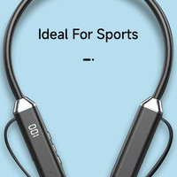 Écouteurs sans fil tour de cou C14-2 TWS avec affichage LED, casque stéréo sport mains libres à prix abordable, écouteurs et casques de sport