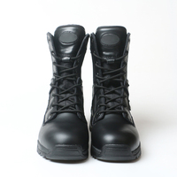 Bottes tactiques personnalisées d'usine, antidérapantes, pour la randonnée, en cuir pour hommes, anti-choc, résistantes aux perforations, vente en gros