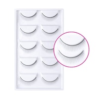 Vente en gros 5 paires de faux cils Extension pratique cils de vison pleine bande cils exercice beauté des yeux formation cils