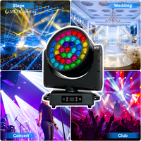 Mgolighting Projecteur LED mobile K25 Bee Eye 37x40W étanche avec zoom et faisceau pour équipement d'éclairage de scène événementiel