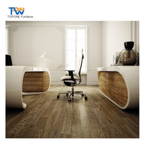 Design moderne acrylique surface solide bureau d'ordinateur bureau exécutif google bureaux
