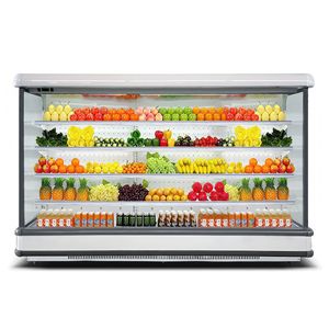 Refrigerador comercial de aire de una sola temperatura para exhibición de supermercado de frutas y verduras OEM disponible - Product Image 4