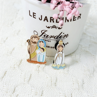 Épingles de revers personnalisées en or, design mignon, badges souples, épingles en émail avec logo