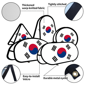 South Korea Oval Pop up <b>Banner</b> Warp-knitted Fabric for Outdoor Advertising Promotion Outdoor Tent - Product Image 3