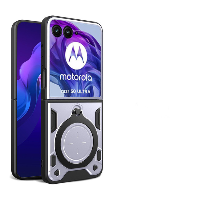 For MOTO Razr 50 Ultra Push Window Sliding Camera Lens Phone Protector Cover Anti Slip Phone Case for MOTO Razr PLUS