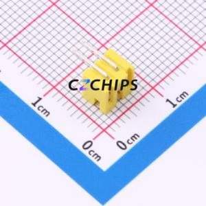 A200F1W1-2H2P12 Wire-to-Board Pin Header Bent Lead Through Hole,P=2mm Connector 1x2P 2mm Right Angle Insert PH - Product Image 2