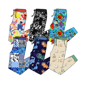 शरद ऋतु के नए आगमन वयस्क कपड़े कस्टम प्रिंट बांस वयस्क जॉगर फैशन पैंट माँ वयस्क पैंट - Product Image 3