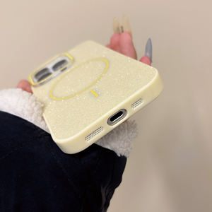 闪光2合1超薄手机套，适用于iPhone 11 12 13 14 15 16专业无线充电磁性珠光盖手机配件 - Product Image 5