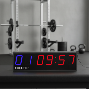 Nuevo Temporizador de Intervalos HIIT <span class=keywords><strong>Tabata</strong></span> LED Extra Grande CP20 2026, con Impresión de Logotipo Personalizado, para Gimnasio, Montaje en Pared - Product Image 3